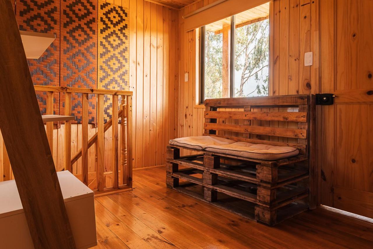 Cabana En Tunquen Con Parrilla, Fogon, Piscina Y Bosque Экстерьер фото