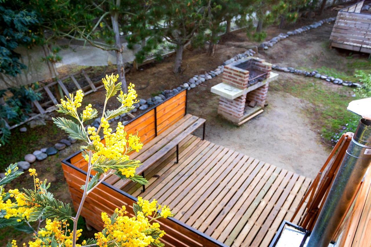 Cabana En Tunquen Con Parrilla, Fogon, Piscina Y Bosque Экстерьер фото